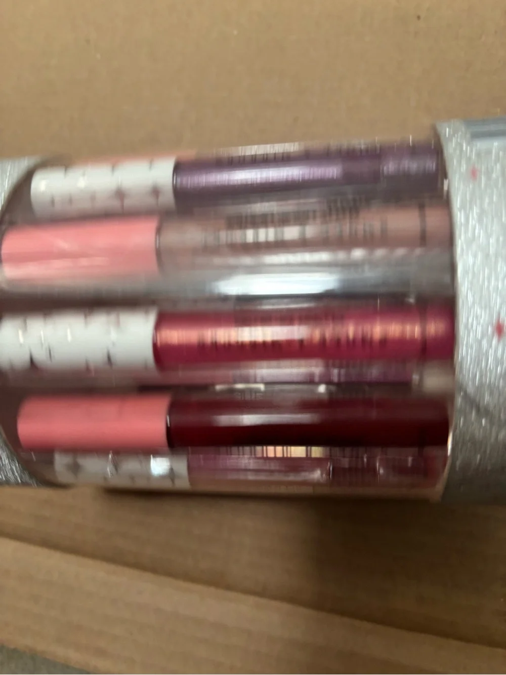 Holiday Mini Lip Gloss Trio — Pink, Coral & Purple